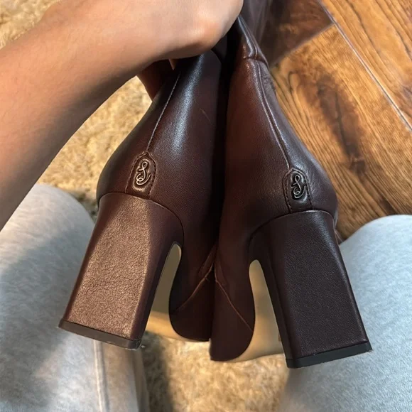 Sam Edelman Sylvia boots in spiced pecan - Picture 6 of 7